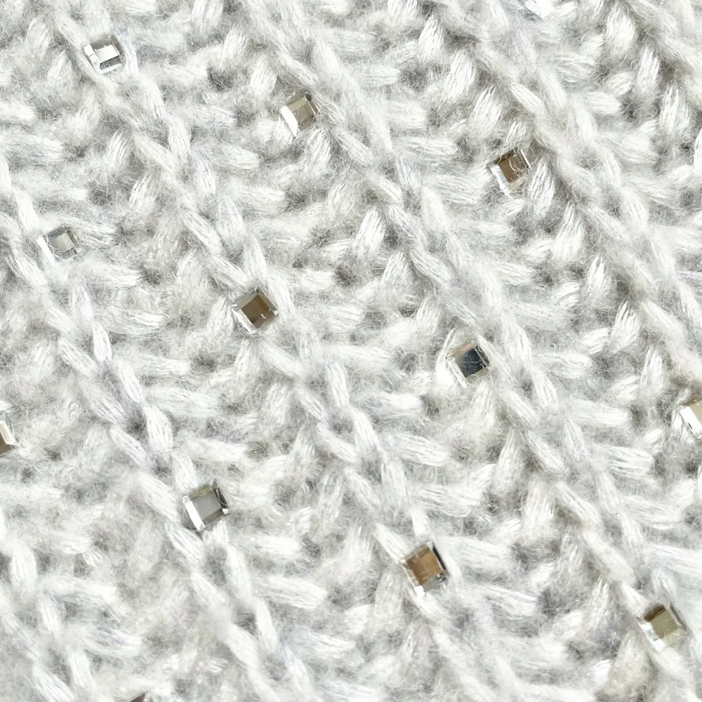 WHBM Sparkly Mirror Sequin Embellished Sweater - Picture 13 of 13